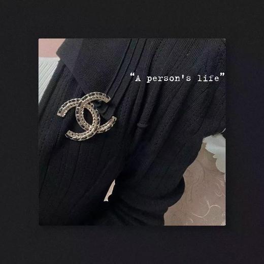 香奈儿 双C Logo 麻纹穿皮胸针（XK） 商品图7