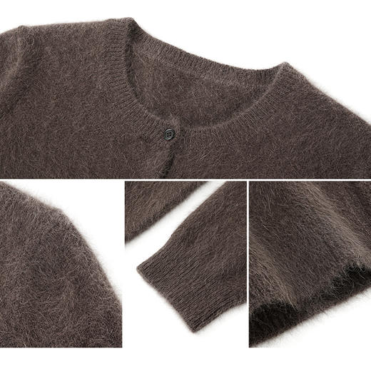 【商场同款】CNR5035 “热可可开衫 ”高雅又温柔，松绒系穿搭，治愈生活 商品图4