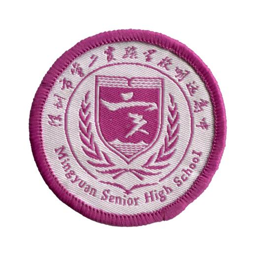 通版深圳市第二实验学校明远高中校徽礼服布标姓名贴可缝烫现货51 商品图0
