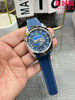 VS欧米茄海马世界时系列 VS海马世界时深海之蓝 蓝海马 海马世界时胶带款 男士腕表 表径43mm 商品缩略图2