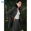 NUTS春秋季新款纯色简约高级感气质休闲西装外套女412041363 商品缩略图3