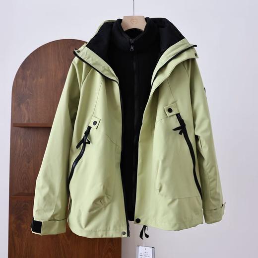 雪山男女同款三合一可拆冲锋衣 商品图8