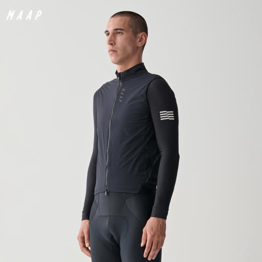 MAAP 男士 Flow系列 武士黑 保暖骑行马甲 商品图0