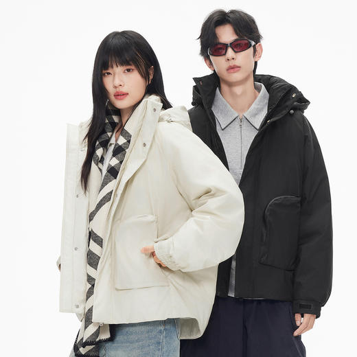 gxg.jeans男装 多色口袋设计工装风短款羽绒服轻薄外套男25冬新品 商品图1