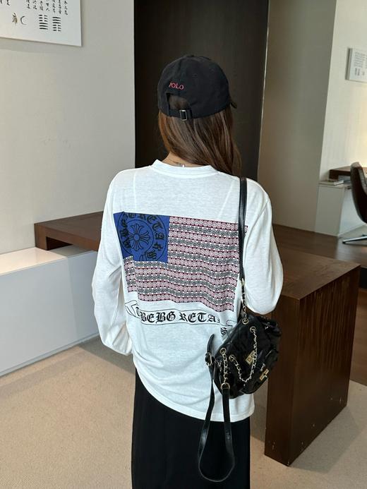 Chrom*e Hearts星条旗长袖T恤 商品图13