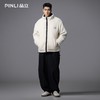 PINLI品立2025秋冬新款双面穿立领棉服外套宽松潮牌加厚休闲棉衣GD253105100 商品缩略图4