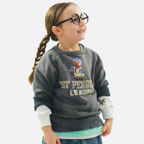 【中国限定】日本DD童装 DENIM DUNGAREE 复古PENNIE企鹅领袖卫衣