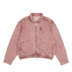 CryingCenter 复古美式夹克矿物盐洗洗水做旧夹克 哭喊中心