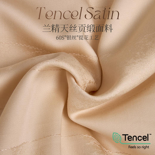 多喜爱 金羽朵95进口白鹅绒桑蚕丝子母被 栖金枕月【鹅绒母被+蚕丝子被】【95%绒子含量】【100%双宫茧桑蚕丝】【1000+清洁度】【波兰进口】3D航空舱  20CM开口 商品图2