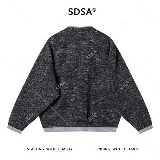 87836SDSA男士秋冬新款痞帅男装韩版潮牌撞色假两件纽扣开衫夹克外套潮 商品图5