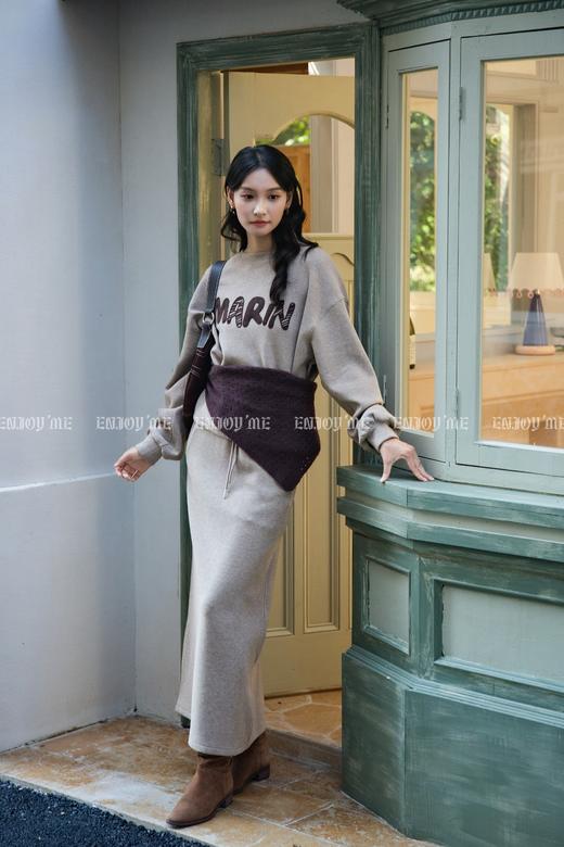 【门店同款】ENJOY冬季“暖冬知性”韩系字母套装 167044435 商品图0