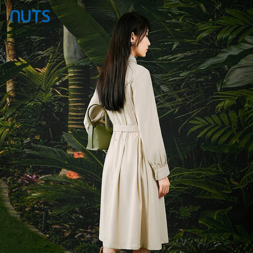 NUTS商场同款春秋季时尚休闲简约通勤日常长袖连衣裙女411101358 商品图2