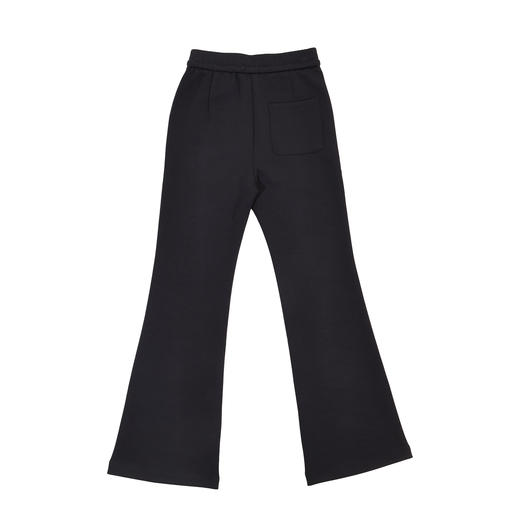 半身缘女裤 秋季修身莫代尔高腰松紧腰喇叭裤253202M10320034 商品图7