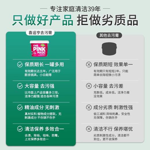 山姆月销百万同款【喜运亨去污膏】国内3500多家商超热销的厨房清洁神器！✔一罐搞定全屋，去污+除垢+防霉+上光，多效合一 商品图2