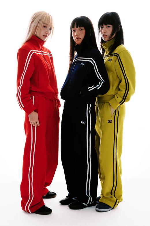 CryingCenter 红色训练服套装加绒外套 卫裤 哭喊中心 商品图5