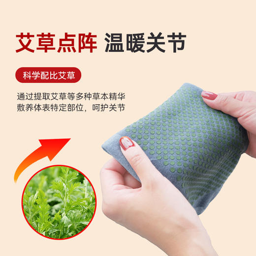 蚕丝羊绒护膝骑行膝盖防风保暖护膝 商品图2