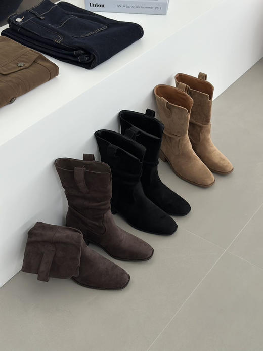 复古堆堆靴牛皮 商品图5