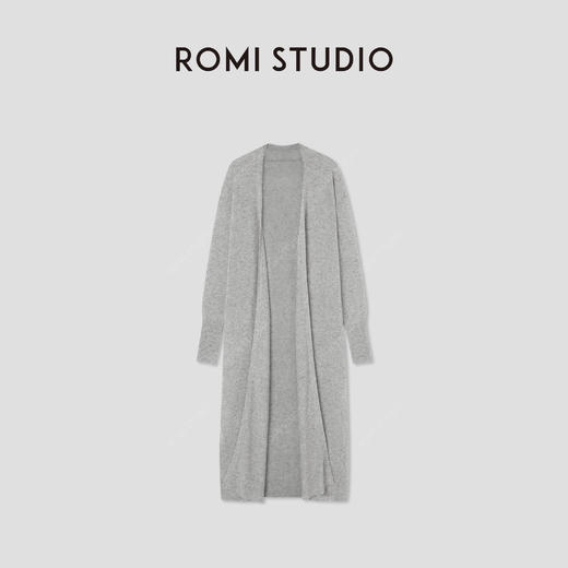 ROMI STUDIO“松弛随性”绵羊毛山羊绒混纺细腻柔软开衫 RWCSST1829【现货】 商品图0