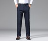 新款冬季厚款休闲裤中年男士免烫弹力长裤商务弹力中腰直筒裤 商品缩略图6