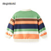 【秒】【MQD】童装男童翻领卫衣秋冬季新款儿童加绒条纹上衣撞色 商品缩略图1