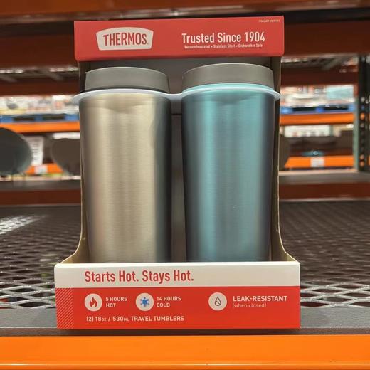 到手价199元 Thermos不锈钢真空杯530ml*2个装 不锈钢材质，经久耐用 美国代购，无中文标签，介意慎拍 商品图0