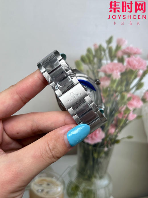 VS欧米茄海马世界时系列 VS海马世界时深海之蓝 蓝海马 海马世界时钢带款 男士腕表 表径43mm 商品图6