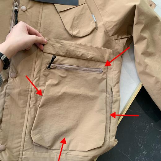 多口袋防水工装外套（蕾姐M参考 卡码拍大） 商品图9