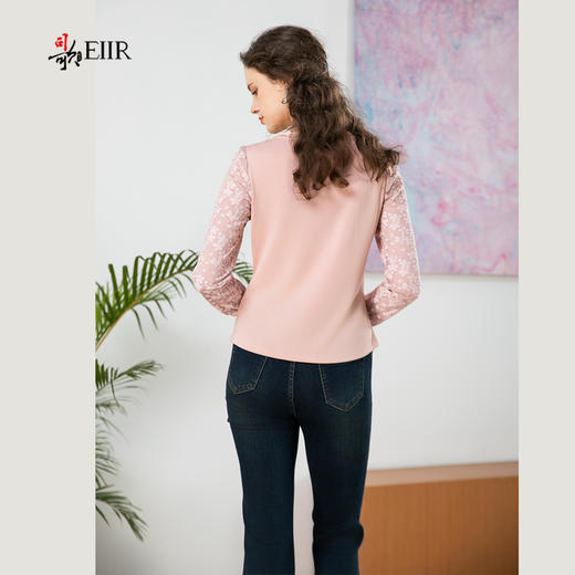 司歌绣花弹力长袖上衣T901281X 商品图3