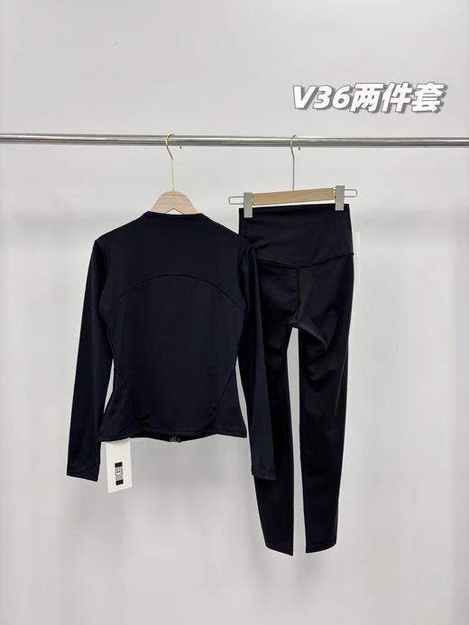 D101431全场景运动健身跑步外套+瑜伽裤两件套装 商品图13