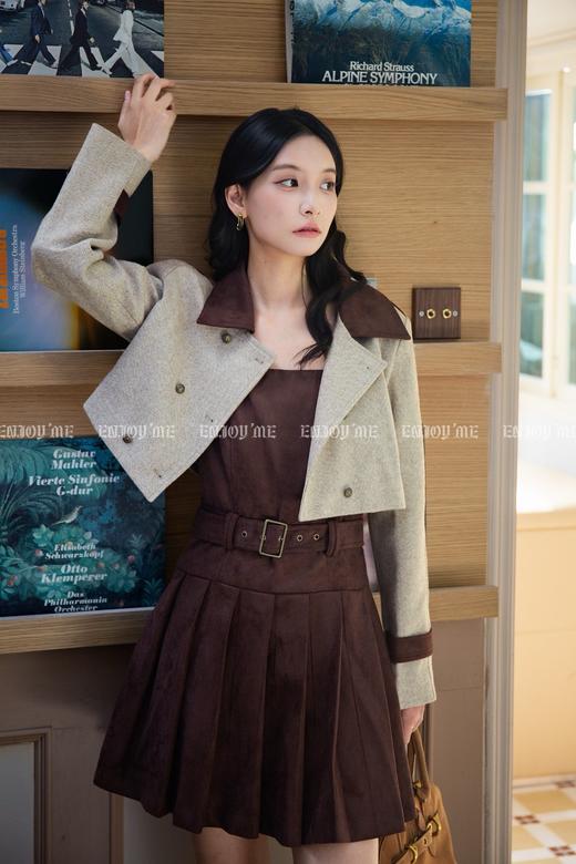 【门店同款】ENJOY冬季“暖冬知性”复古小香风套装裙 167143927 商品图4