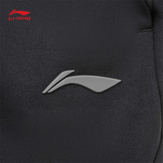 李宁男子直筒加绒保暖针织运动裤AKLV835 商品图6