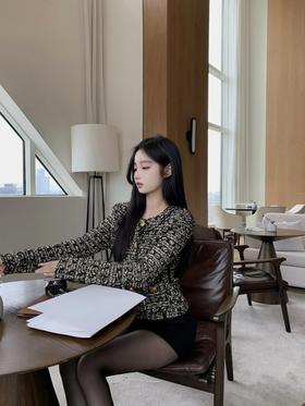 GY18-香奈儿 秋冬新品 黑金格外套（LS*MM）-10.14直播款