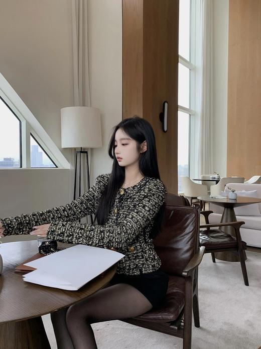 GY18-香奈儿 秋冬新品 黑金格外套（LS*MM）-10.14直播款 商品图0