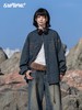 早乙女惠子saotome/STMCS252280/撞色皮领牛仔衬衫 商品缩略图0