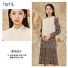 NUTS秋冬款时尚气质复古针织背心碎花长袖连衣裙套装女342102260 商品缩略图1