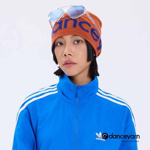 danceyarn 美丽奴羊毛针织冷帽logo款亲肤保暖吸湿排汗尺寸可选 商品图1