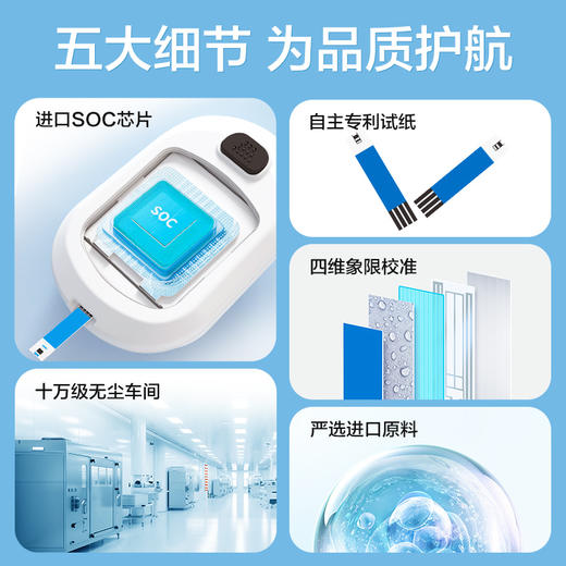 可孚逸测血糖测试仪测血糖的仪器家用高精准检测血糖仪官方旗舰店 商品图2
