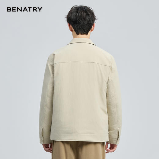 贝纳川冬季新品翻领轻薄羽绒服ECF405231 商品图11