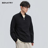 贝纳川冬季新品半拉链套头立领毛衣ECF416001 商品缩略图0