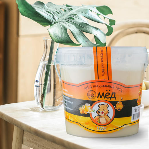 数量有限！【俄椴原生！雪凝绵密 | 纯香本味】俄罗斯原装进口野生椴树蜂蜜天然结晶雪蜜无污染无添加不掺一滴水。hb 商品图0