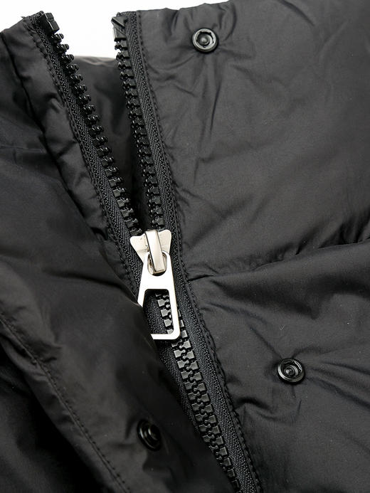 【抽绳收缩】黑色立领羽绒马甲女冬季新款宽松显瘦短款外穿背心外套 商品图2