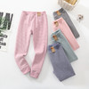 【双层加厚，一条顶两条】儿童双层条纹小绵裤 秋冬保暖裤加绒加厚休闲居家秋裤男女童棉裤Z-6 商品缩略图8