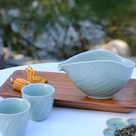 龙泉青瓷 幽兰公道杯 商品图1