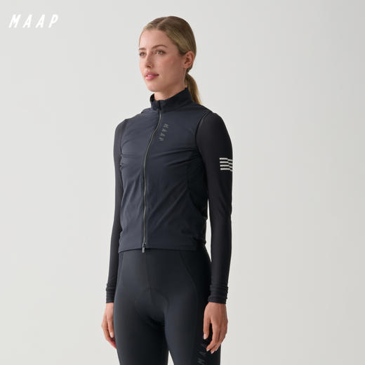 MAAP 女士 Flow系列 保暖骑行马甲 武士黑 商品图0