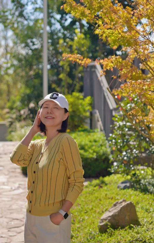 哥弟同款小坑条竖条纹V领羊毛桑蚕丝毛衫 商品图3