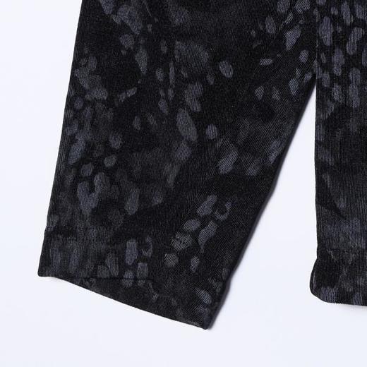 T4899SDSA男士秋冬新款痞帅男装潮牌简约撞色豹纹半高领长袖T恤休闲潮 商品图4