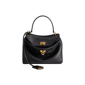 GZ255-巴黎世家迷你RODEO古银五金配件光滑小牛皮单肩手提包(DG*MM)-10.14直播款