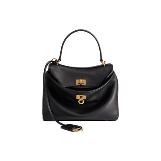 GZ255-巴黎世家迷你RODEO古银五金配件光滑小牛皮单肩手提包(DG*MM)-10.14直播款 商品图0