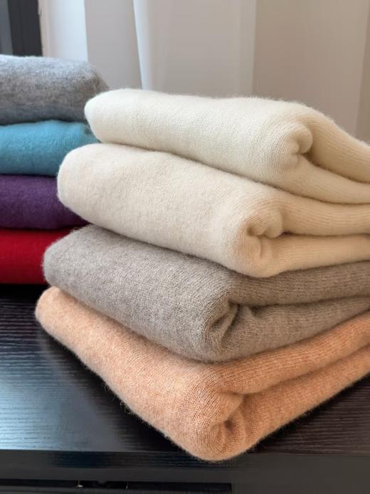 100%澳洲羊毛小禾无缝一体半高领羊毛衫 商品图12