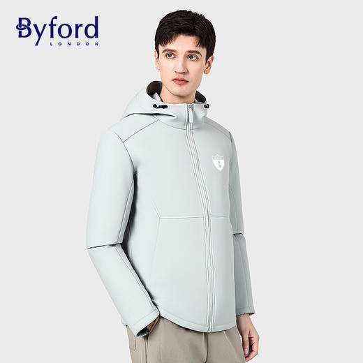 疯抢中！！【始于1919年 英国百年奢牌】百富Byford软壳冲锋外套/加绒运动裤 休闲商务时尚百搭（男女同款） 商品图2